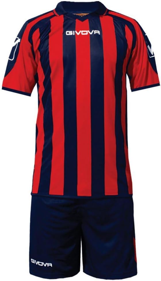 Givova Supporter, Kit Fussball XL blau/rot, XL blau/rot