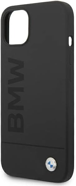 BMW BMHMP14MSLBLBK hülle für 14 Plus 6,7" schwarz/Black hardcase Silicone Signature Logo