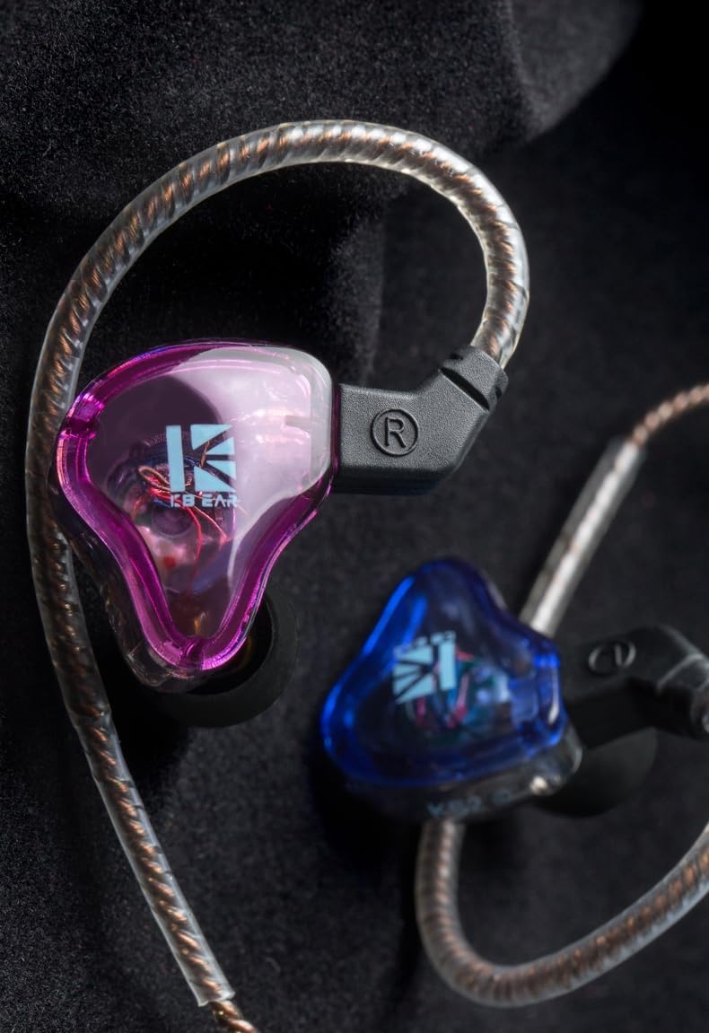 keephifi KBEAR KS2 1BA + 1DD IEM, 10 mm Verbundmembran-Einheiten in Ohr-Monitoren, 6N OFC-Kopfhörer,