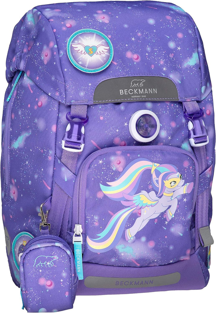 Beckmann of Norway Classic 22 Liter Schulranzen Set 4tlg. 1. Klasse, Beckmann Farbe:Super Pony