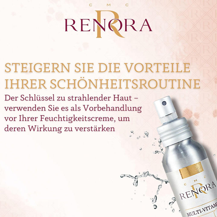 RENORA | Multi-Vitamins Gesichtsspray, Antioxidant Facial Beauty Gesichtsspray | Spendet Feuchtigkei