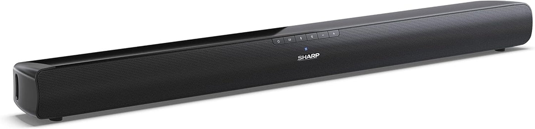 SHARP HTSB100 2.0 Soundbar 75W (USB, Bluetooth, HDMI, Optisch, AUX-In (3,5mm), Breite: 80cm), schwar
