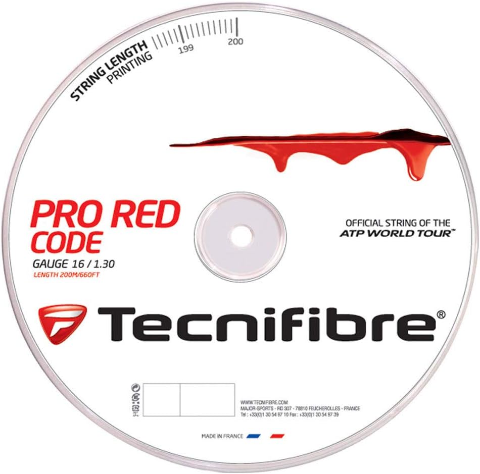Tecnifibre Tennissaiten Pro Redcode rot Einheitsgrösse, rot Einheitsgrösse