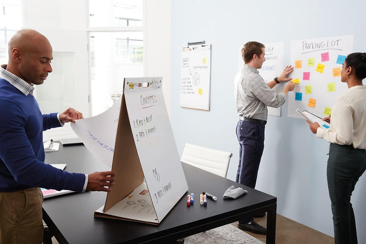 Post-it Super Sticky Meeting Charts, Packung mit 1 Block, mit 20 Blättern, 584 mm x 508 mm, Farbe: W