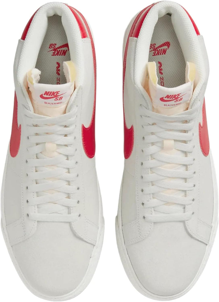 Nike SB Zoom Blazer Mid Schuhe 41 Summit White Summit White Summit White University Red, 41 Summit W