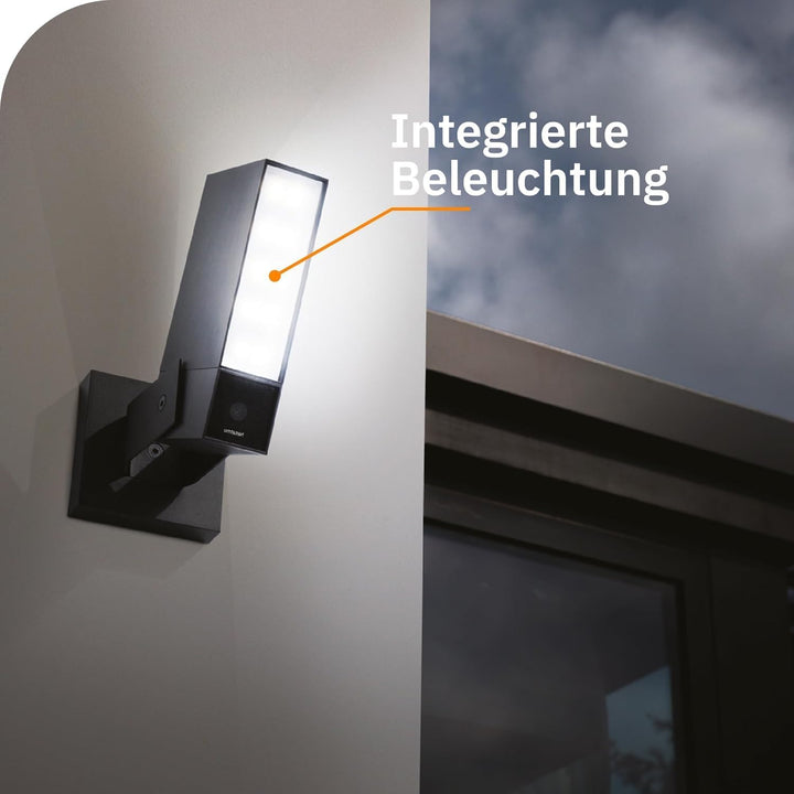 Netatmo Smarte Überwachungskamera Aussen, WLAN, Integrierte Beleuchtung 12W, Video HD 1080p 4MP, Bew