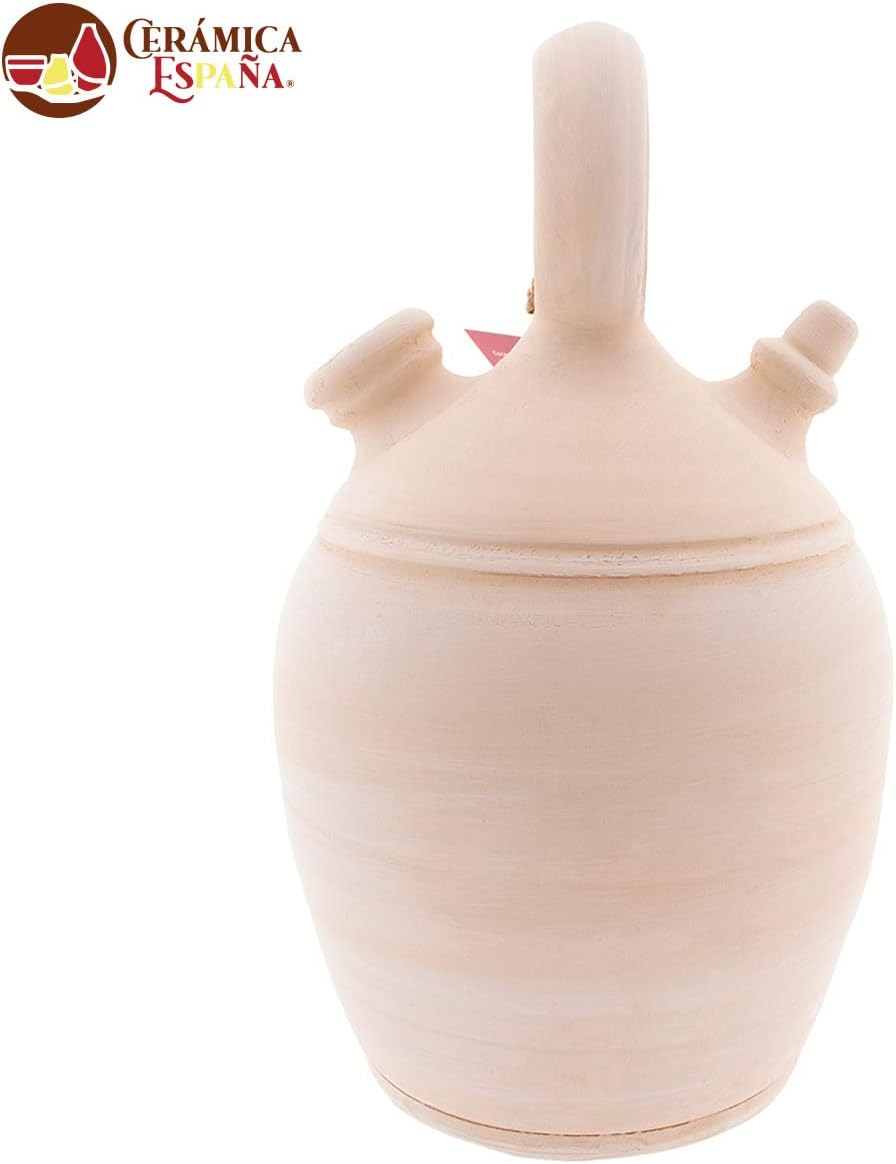 CERÁMICA ESPAÑA | Tonkrüge aus traditionellem spanischen Ton | Runder Griff und breiter Boden | 100%