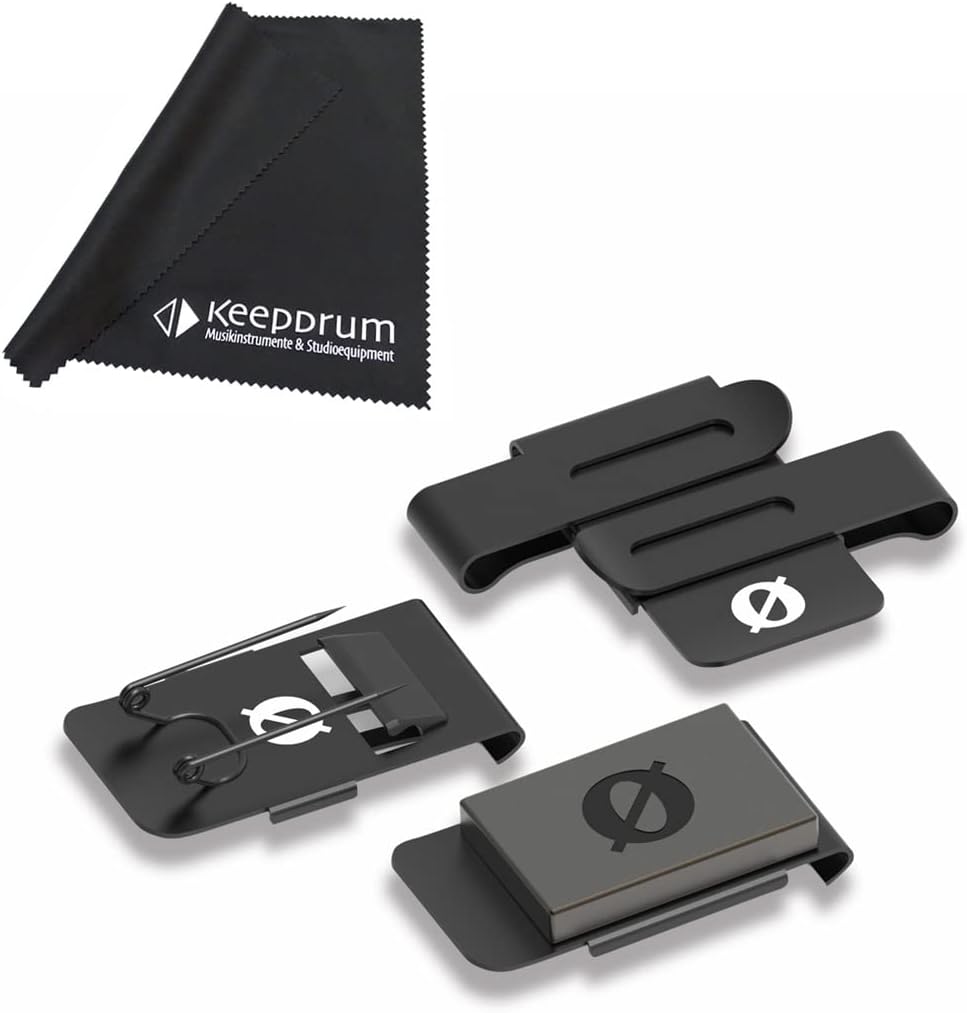 Rode FlexClip GO Befestigungs-Set + keepdrum Mikrofasertuch