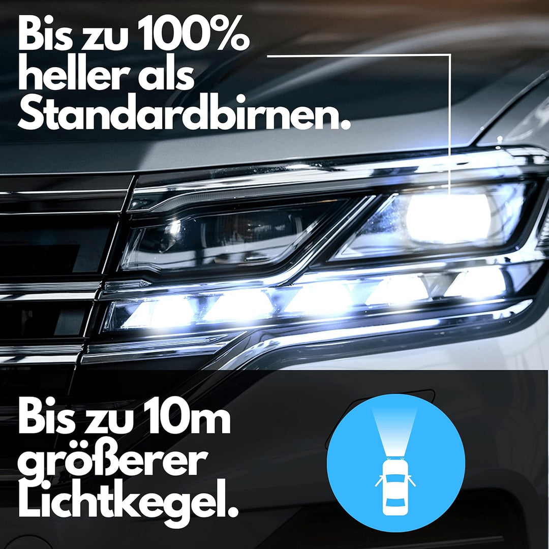 Diamond Vision 2x D2S 85V 35W | Xenon Look | Zugelassen & eintragungsfrei | Halogen KFZ Autolampen |