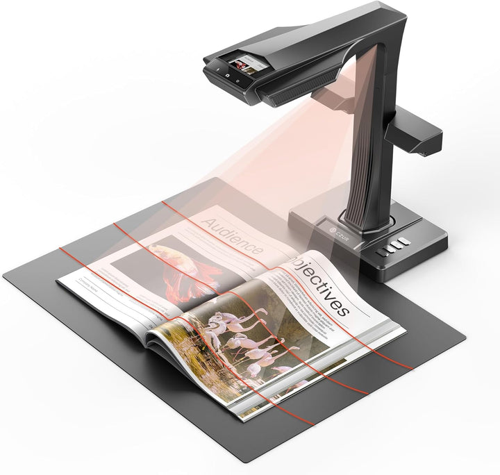 CZUR ET18-P Upgrade Buchscanner, Schnell-Scan Dokumentenscanner, Nach PDF Konvertieren/Durchsuchbare