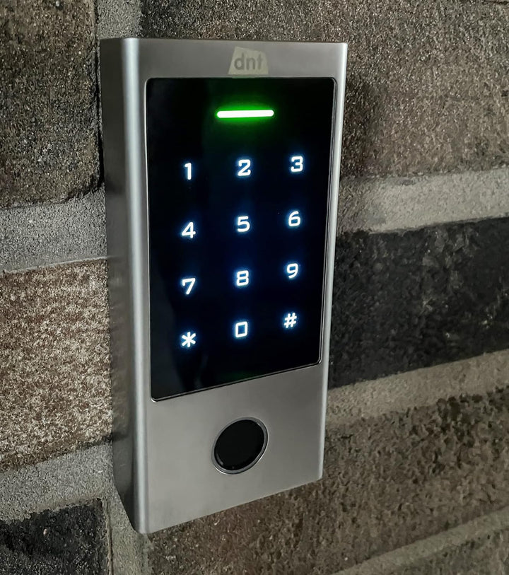 dnt Fingerprint-Codeschloss BioAccess PRO, DNT000013, Metall/Schwarz, Fingerprint-Codeschloss