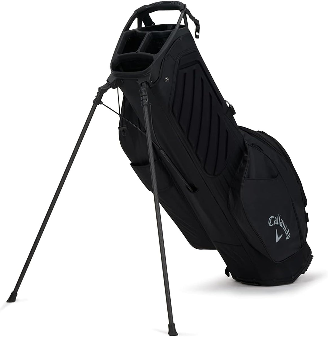 Callaway Golf Hyperlite Zero Standtasche Doppelriemen Schwarz 2023, Doppelriemen Schwarz 2023