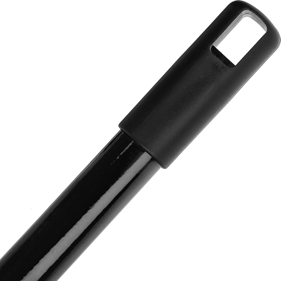 V7 Universal-Kehrbesen, V-Besen mit V-förmigen Borsten, Teleskop-Stiel und Gummilippe zum mühelosen