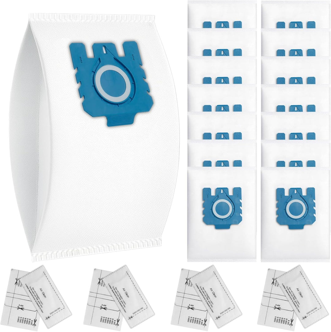 14 Stück Staubsaugerbeutel für Miele 3D Efficiency GN Staubsauger Classic C1 Complete C2 C3, S227, S