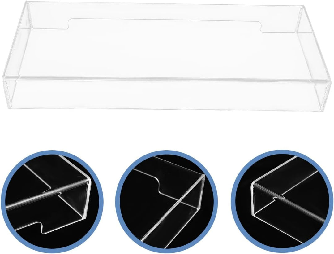 TOPBATHY Tastaturabdeckung Fall Acryl Klar Transparent Tastaturabdeckung Anti-Katzen-Tastaturabdecku