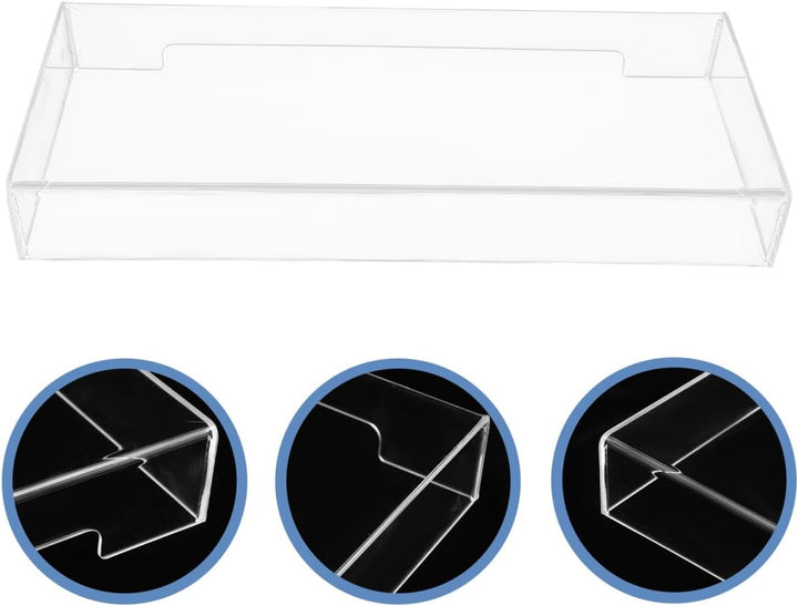 TOPBATHY Tastaturabdeckung Fall Acryl Klar Transparent Tastaturabdeckung Anti-Katzen-Tastaturabdecku