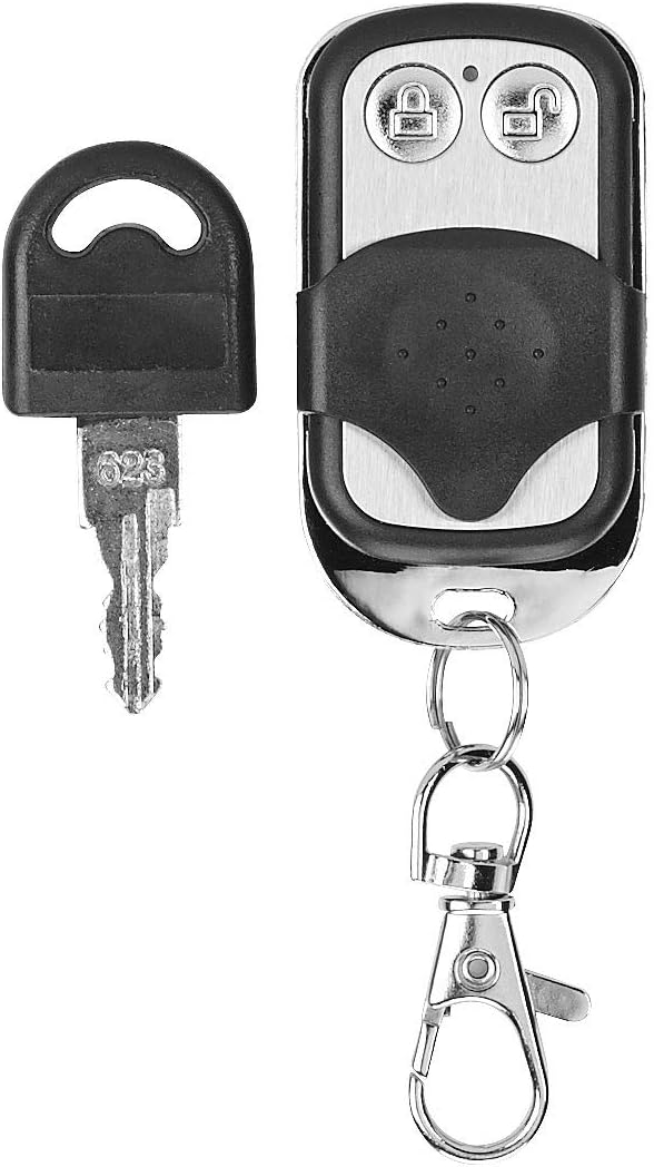 Lescars Parkplatzwächter: Automatische Parkplatzsperre mit Akku & Fernbedienung (Parkplatzabsperrung