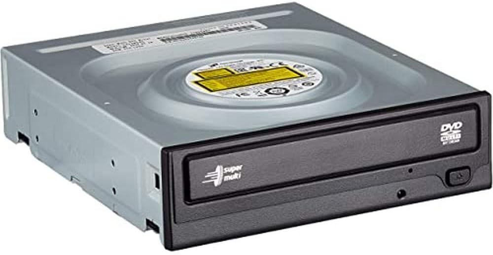 Hitachi-LG GH24 Internal DVD Drive, DVD-RW CD-RW ROM Rewriter for Laptop/Desktop PC, Windows 10 Comp