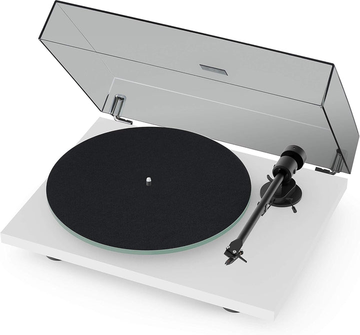 Pro-Ject T1, Audiophiler Einstiegs-Plattenspieler der neuen Generation (Weiss), Weiss