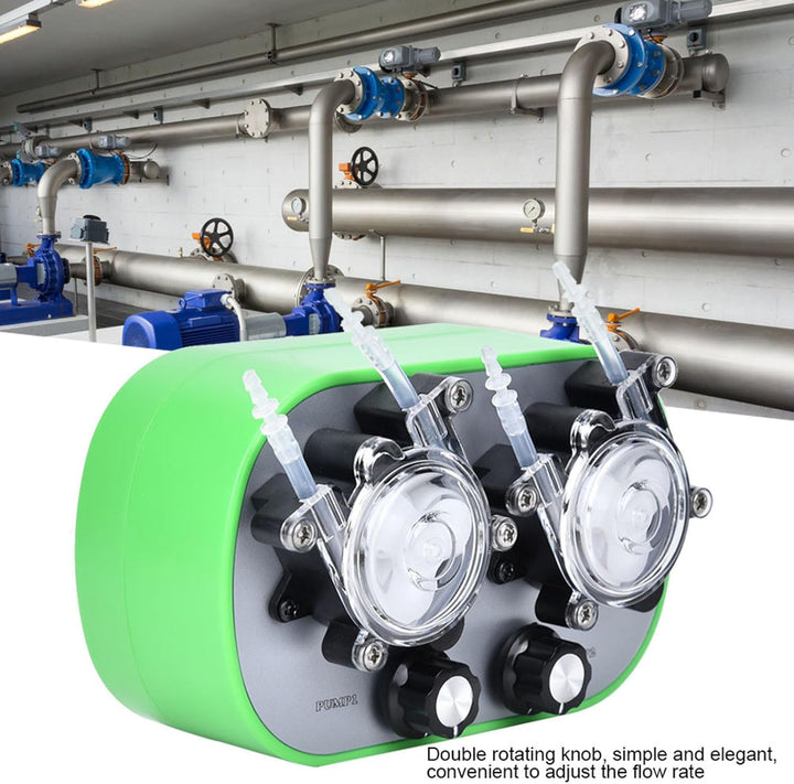 G728-2 Schlauchpumpe Automatische Wasserdruckmembranpumpe 12V Doppelpumpenköpfe Miniatur Automatisch