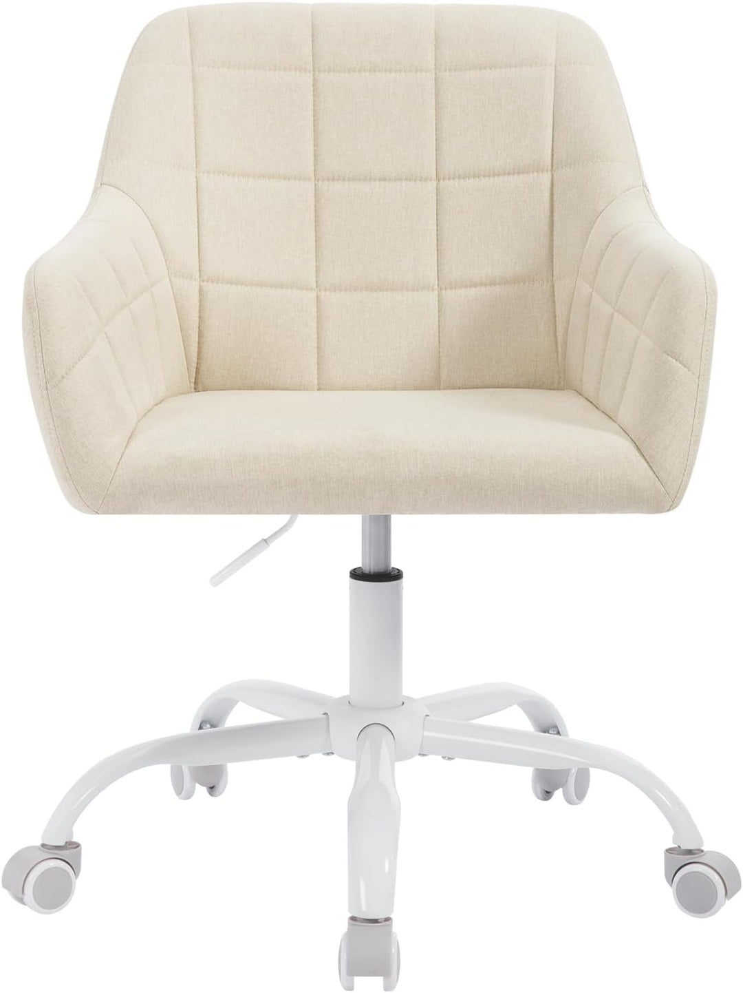 WOLTU Schreibtischstuhl drehbar, Schminktisch Stuhl, Drehstuhl mit Rollen, Bürostuhl ergonomisch, Se