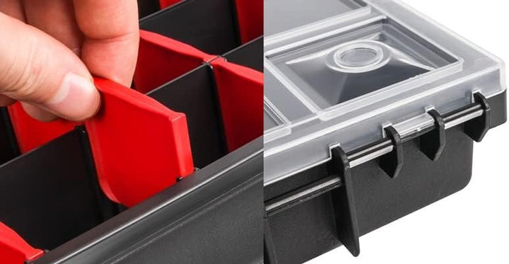 rg-vertrieb 5X Sortimentskasten Werkzeugkiste Organizer Set 5 Stück Sortierbox NORS Kleinteilemagazi