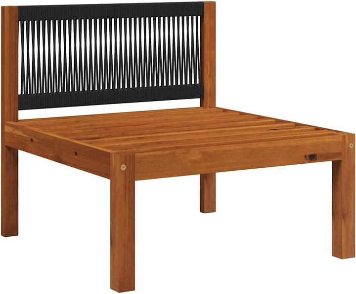 vidaXL Akazienholz Massiv Gartenmöbel 2-TLG. mit Auflagen Sofa Lounge Sitzgruppe Tisch Gartensofa Mi