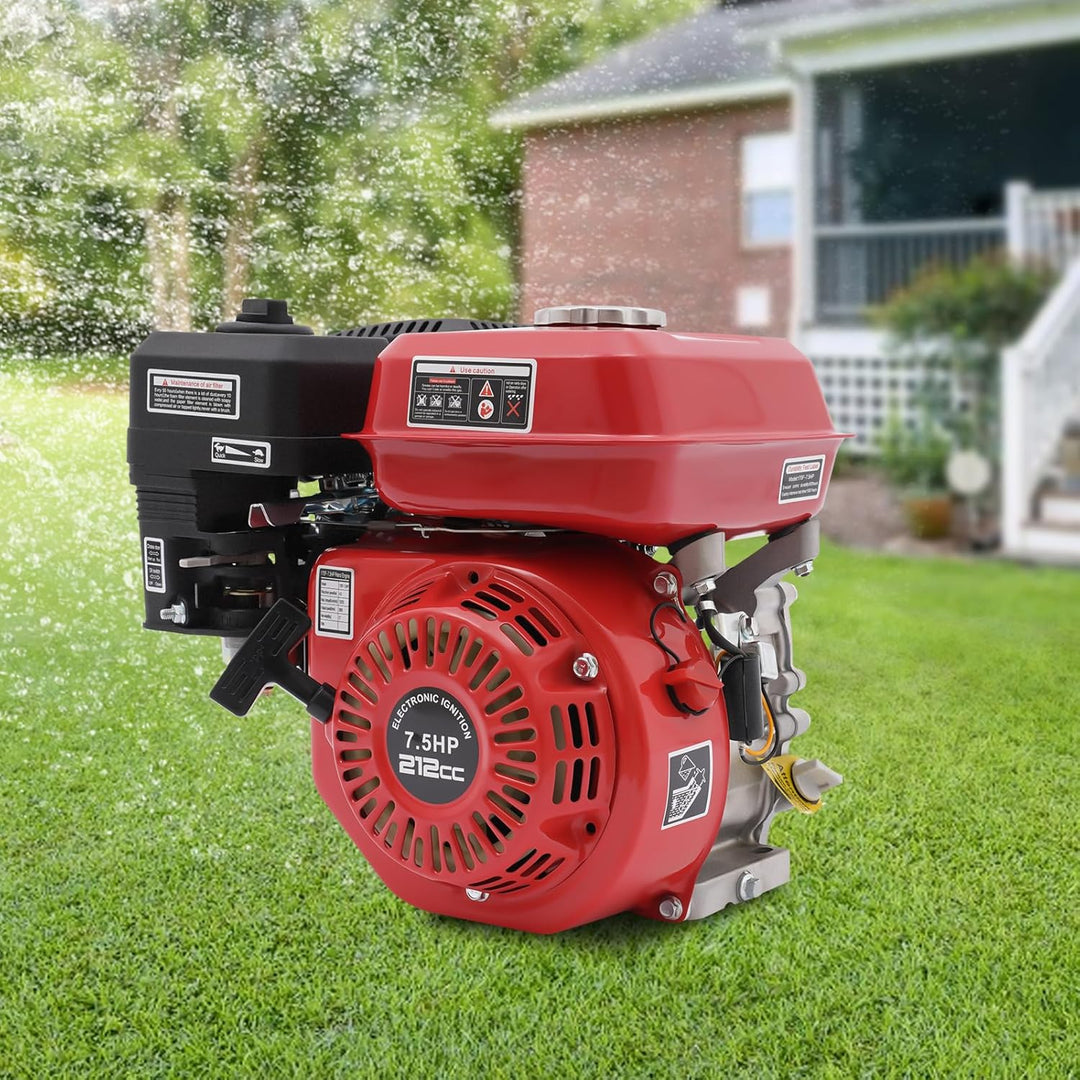 BJTDLLX 7.5 PS 210cc Benzinmotor Kartmotor Standmotor Antriebsmotor 4 Takt 3600 U/min Ersatzmotor 20