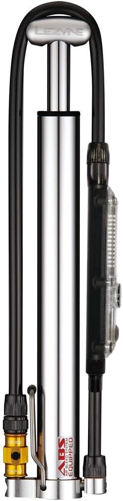 Lezyne Kompakt-Standpumpe Micro Floor Drive DIGITAL HVG silber, silber