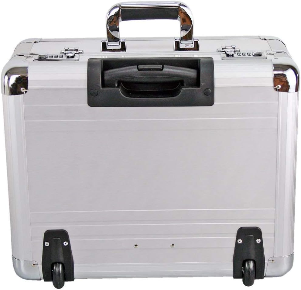Bowatex Alukoffer Alu Trolley Aktenkoffer Pilotenkoffer Aluminiumkoffer 48 cm
