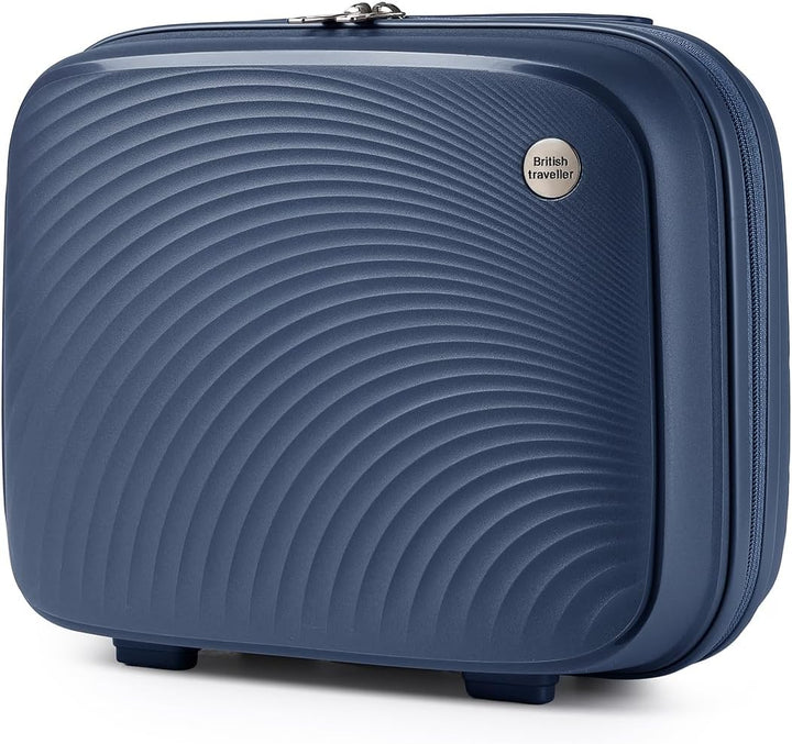 British Traveller Kosmetikkoffer Hartschalen Schminkkoffer Damen Handgepäck Tragbar Beautycase Leich