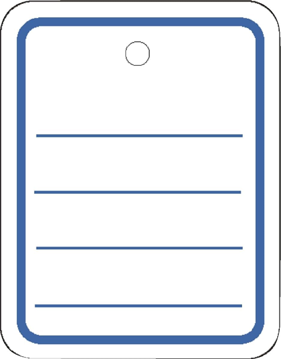 HERMA 6805 Warenanhänger liniert, 1000 Anhängeschilder, 35 x 45 mm, mini, Preisetiketten aus Pappe z