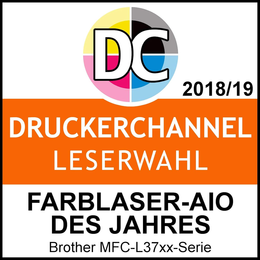 Brother MFCL3770CDWG1 4-in-1 Farb-Multifunktionsgerät Weiss 24 Seiten/Min. WLAN, LAN, Duplex-ADF, MF