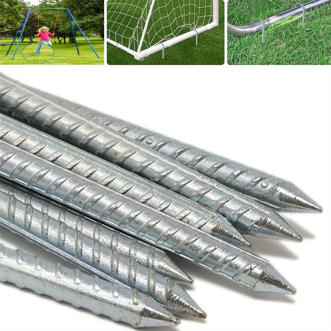 Bodenanker Erdanker Verzinkt Zeltnägel Garten Heringe Trampolin Erdnägel Gartenpfähle Pflocke Stakes