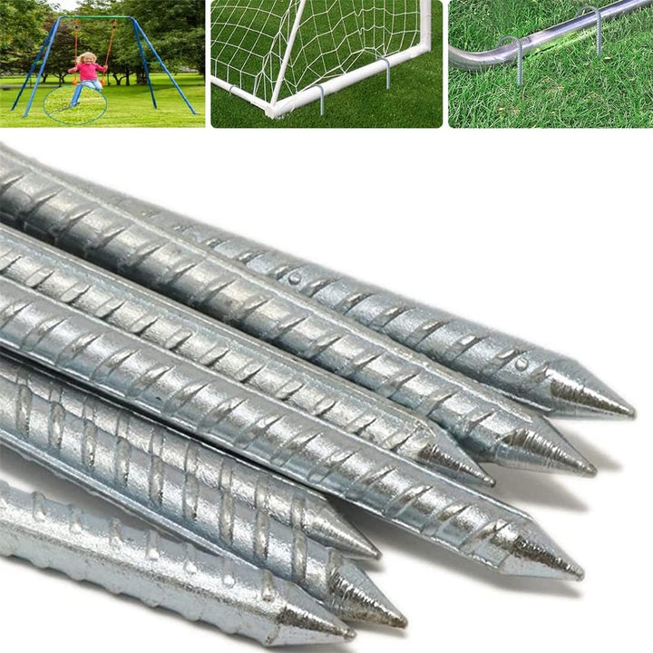 Bodenanker Erdanker Verzinkt Zeltnägel Garten Heringe Trampolin Erdnägel Gartenpfähle Pflocke Stakes