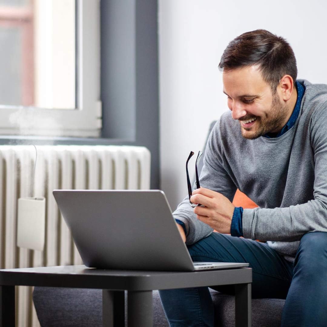 Joeji's Kitchen Heizkörper Luftbefeuchter 4er-Set/Luftbefeuchter Heizung mit weisser Keramik als Rau