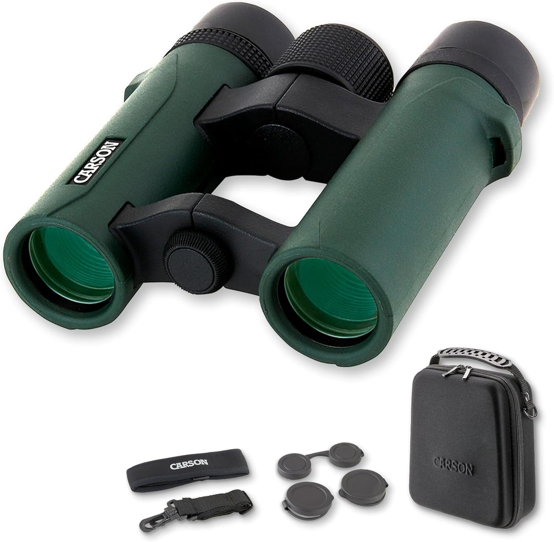 Carson RD Kompaktfernglas, Doppelstegdesign, 8x26mm, wasserdicht, robust, beschlagfrei (RD-826) 8x26