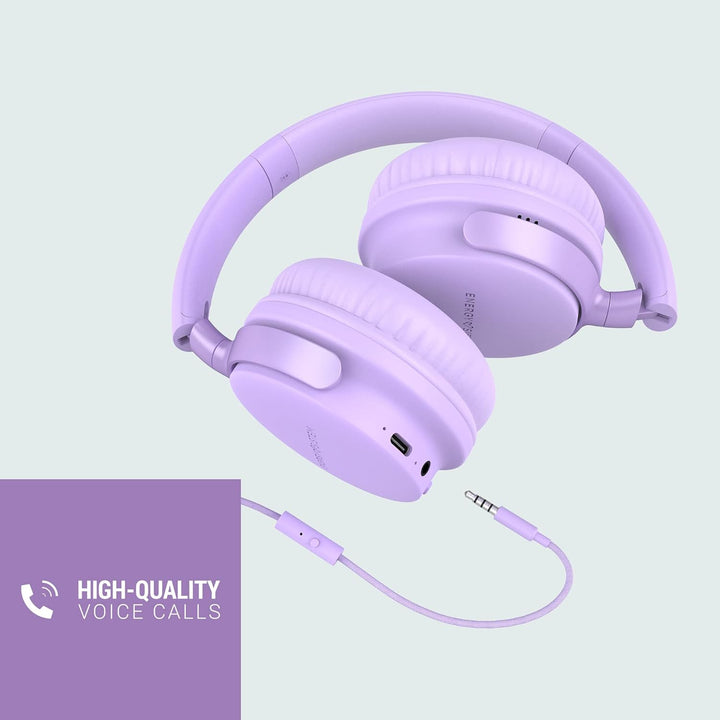 Energy Sistem Headphones Bluetooth Style 3 Lavender Kabellose Kopfhörer Falthelme (Bluetooth® 5.1, D