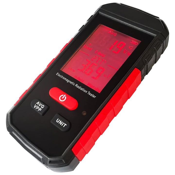 AMTAST Tester für elektromagnetische Strahlung EMF Messgerät Zähler Digitaler Detektor für elektroma