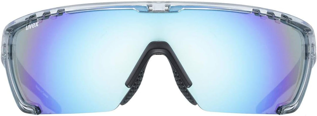 Uvex Unisex Sportstyle 707 Sportbrille (1er Pack) Einheitsgrösse clear/mirror blue, Einheitsgrösse c
