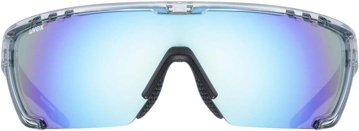 Uvex Unisex Sportstyle 707 Sportbrille (1er Pack) Einheitsgrösse clear/mirror blue, Einheitsgrösse c