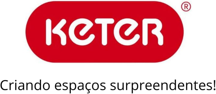 Keter Più Kunststoffschrank, hoch, anthrazit/schwarz, 68 x 39 x 166 cm Tall cabinet, Tall cabinet