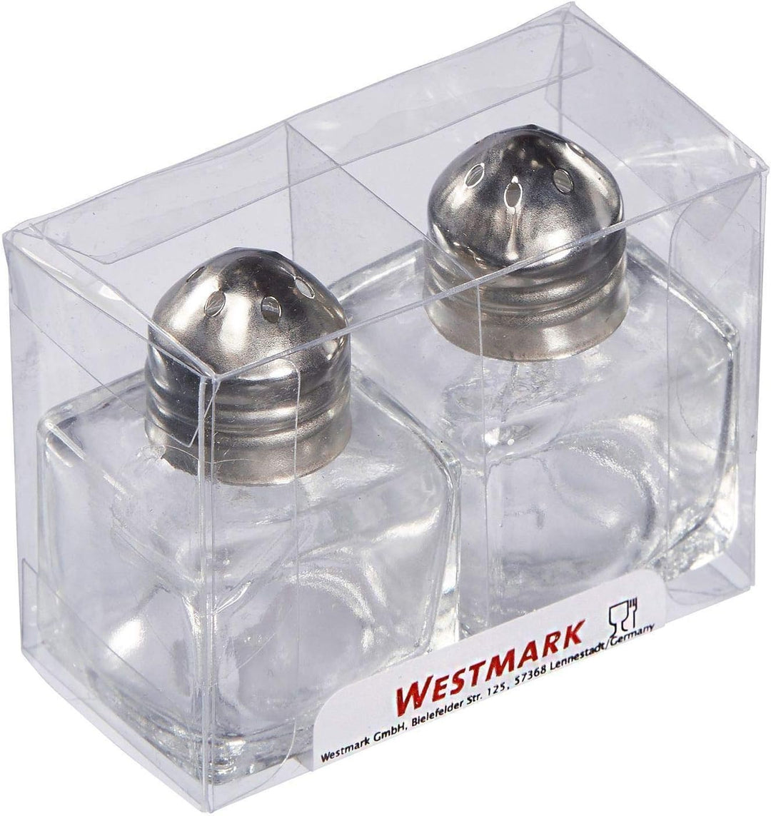 Westmark Mini-Gewürzstreuer-Set, 10 Sets à 2 Stück, Fassungsvermögen: je 10 ml, Rostfreier Edelstahl