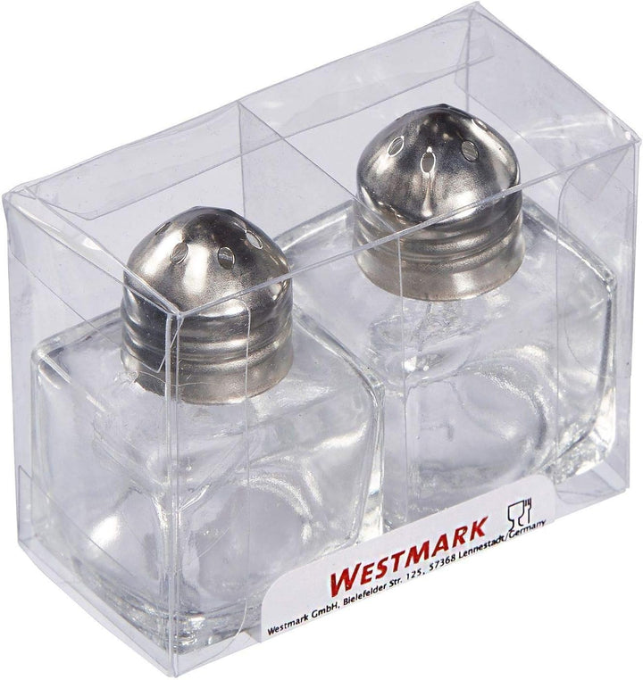 Westmark Mini-Gewürzstreuer-Set, 10 Sets à 2 Stück, Fassungsvermögen: je 10 ml, Rostfreier Edelstahl