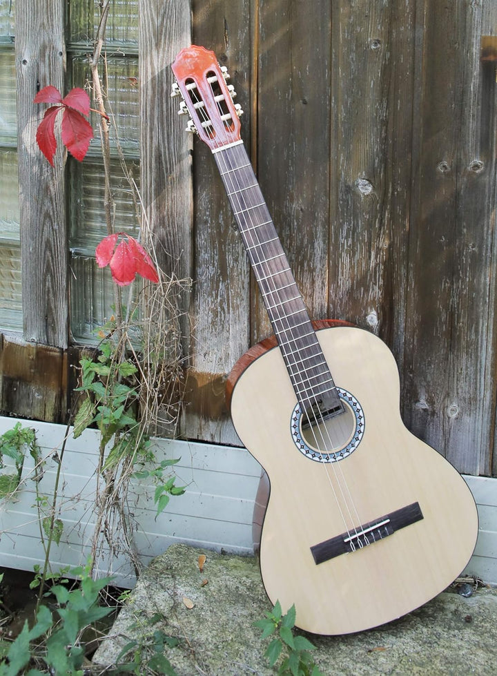 PURE GEWA Klassikgitarre BasicPlus 3/4 natural Natural 3/4 Konzertgitarre, Natural 3/4 Konzertgitarr