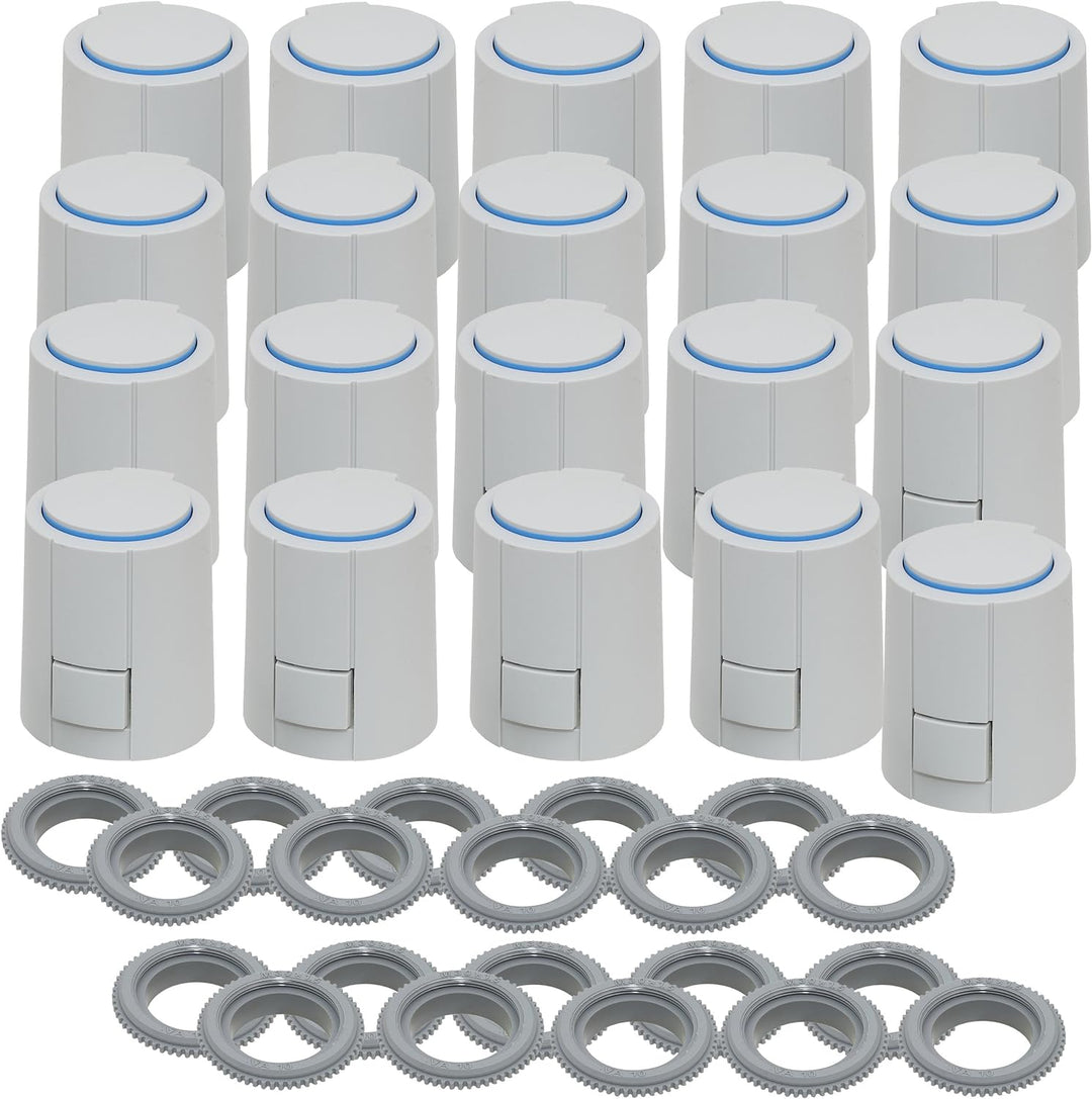 Möhlenhoff Stellantrieb Alpha-5 universal SET 20 Stück für Fussbodenheizung 230 V Typ VA 10 passend