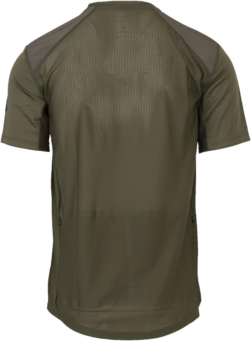 AGU Unisex-Adult Maglia MTB Sport Uomo Army Green-Maniche Corte, Verde, 2XL