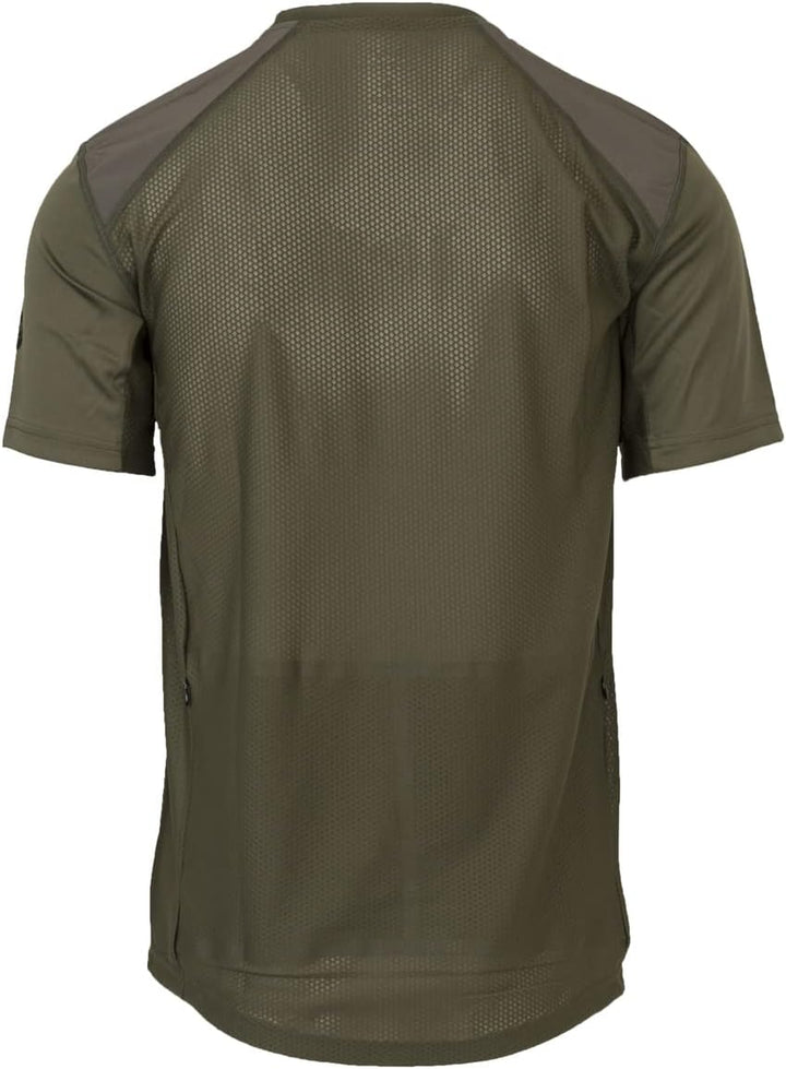AGU Unisex-Adult Maglia MTB Sport Uomo Army Green-Maniche Corte, Verde, 2XL
