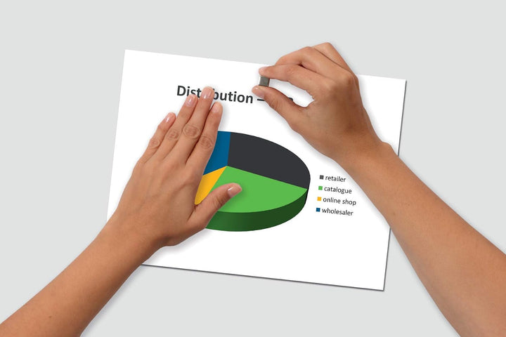 Be!Board B1300 Grosse Glas-Magnettafel / Whiteboard rein-weiss, 90 x 60 cm super weiss 90 x 60 cm, s