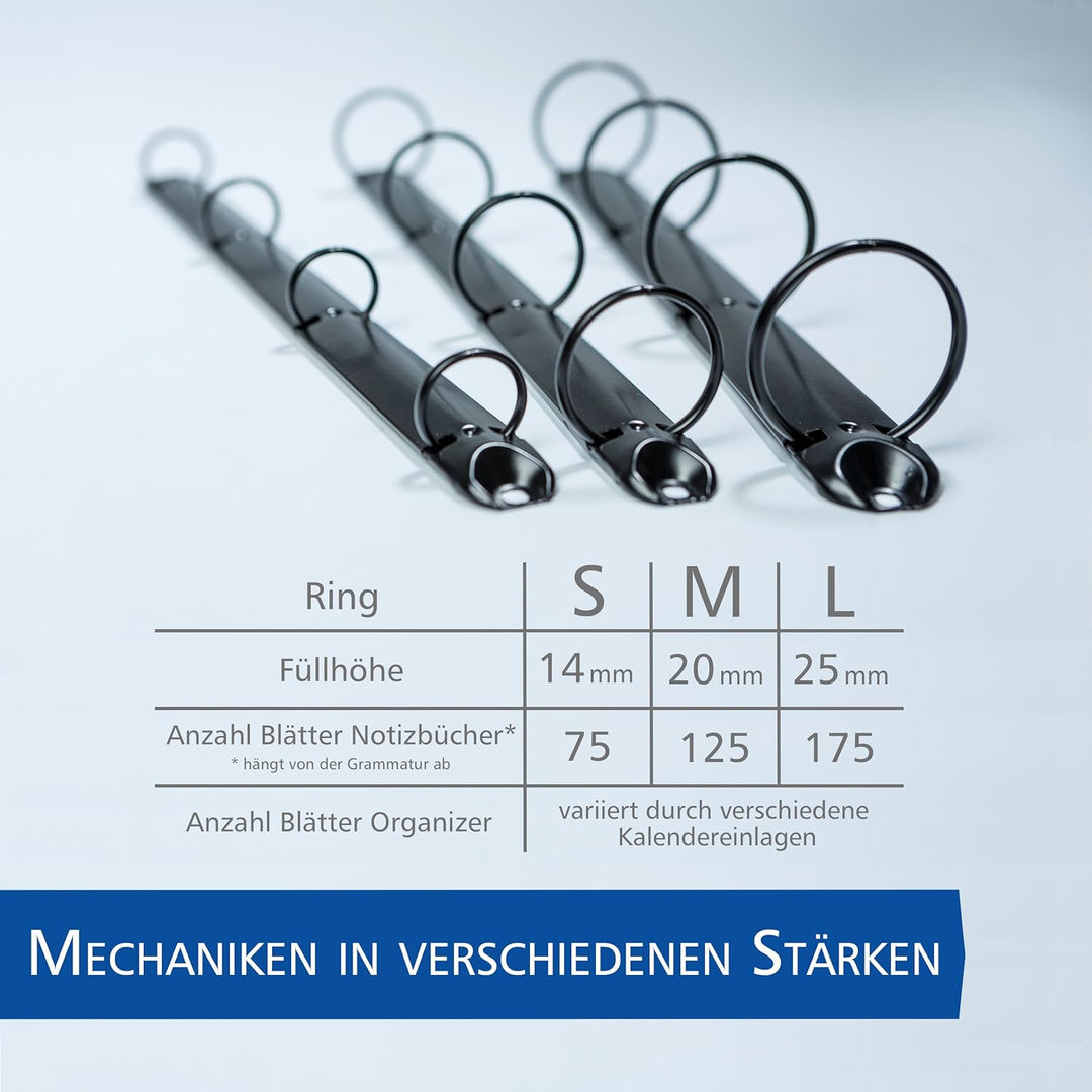 flexiNotes® ORGANIZER A4 2023 Typ: "Business", Wochenkalender Basic (beere, M) beere M, beere M